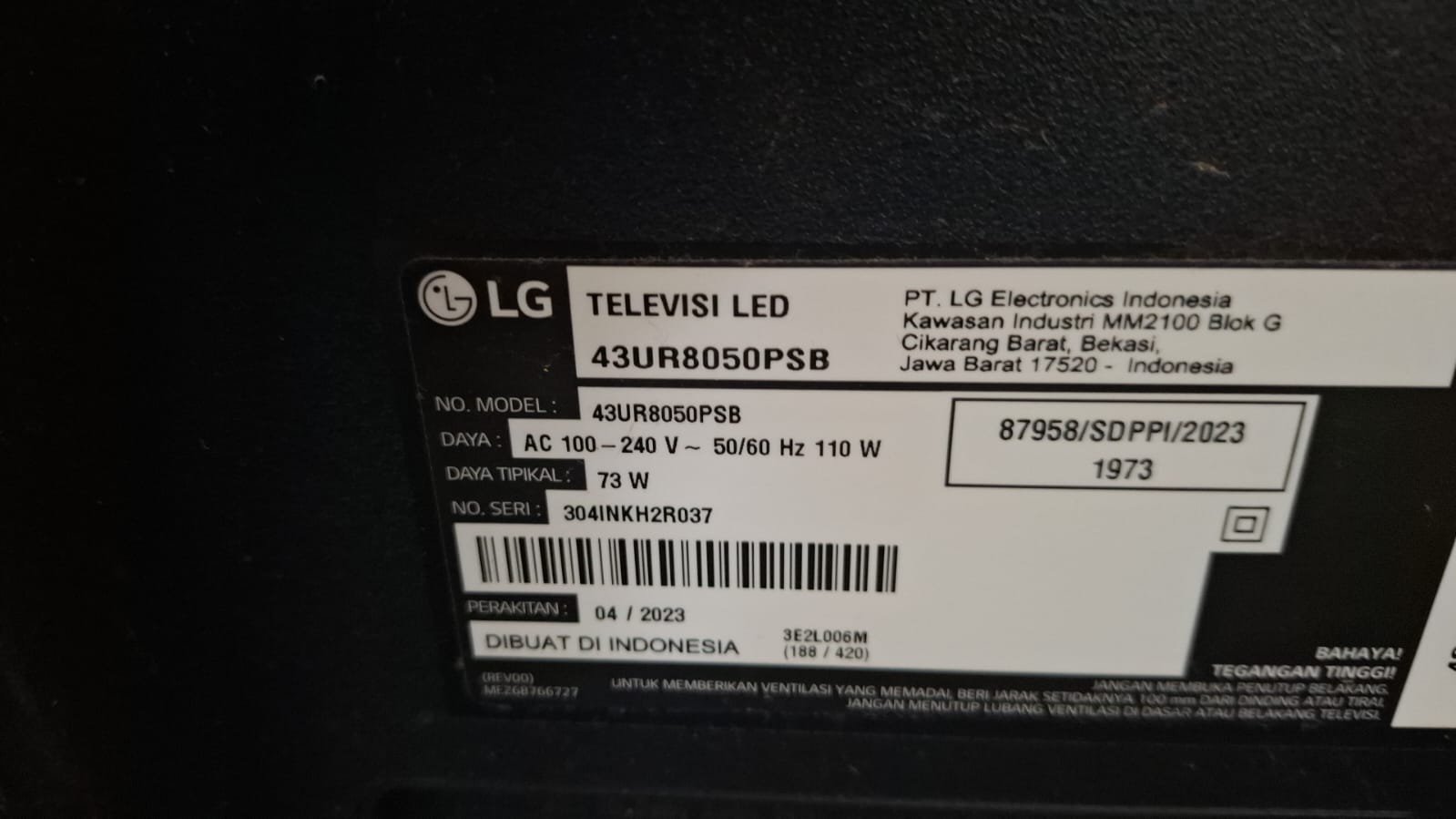 Smart 43UR80 43inc